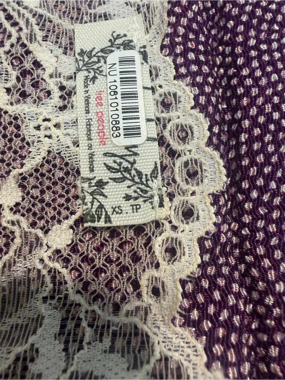 Free People Delicate Lace Cami Tank Top - Cream - Picture 8 of 8